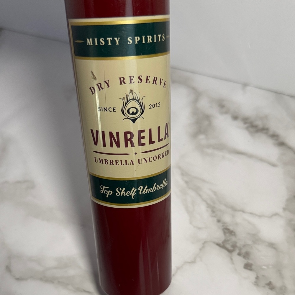 Burgundy Vinrella Wine Bottle Umbrella - Picture 3 of 16